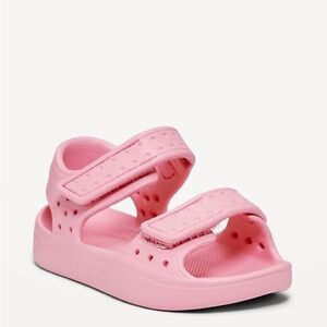 Old Navy Pink Kids Adjustable Foam Sandals